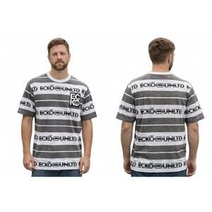 Ecko Unltd. Men's Striped Graphic Tee XLarge   $48